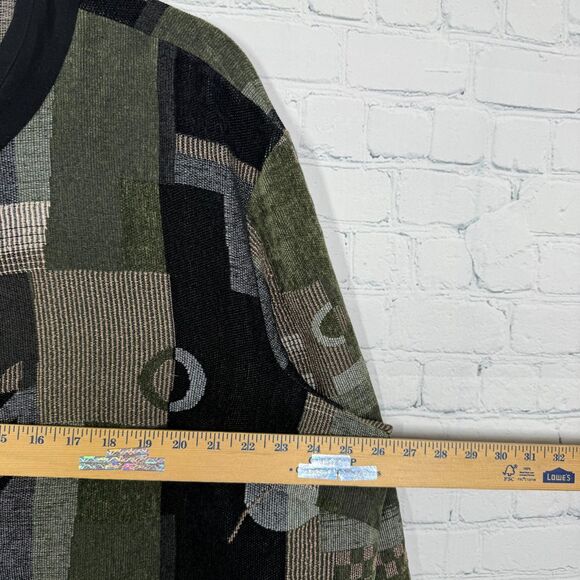 Vintage Dressbarn Jacket Women Plus Size 3X Tapestry Patchwork Full Zip Coat - Picture 4 of 12